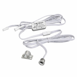 Senzor de miscare cu infrarosu IR argintiu 10mm 12V/24V pentru mobila