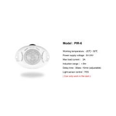 Senzor de prezenta 5v 12v sau 24v exterior IP44
