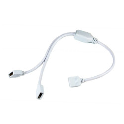 Conector banda led rgb splitter 2 iesiri cablu 30cm
