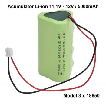 Acumulator Li-ion 3x18650 11.1V 5000mAh Dalbi pachet baterie