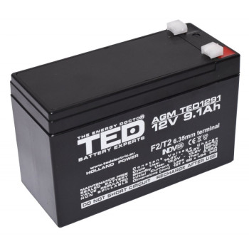 Acumulator Plumb-Acid 12V-9,1A TED