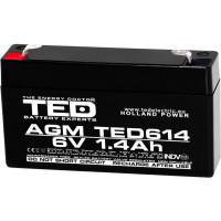 Accumulator Plub Accid 6V 1.4Ah AGM TED Baterie Reincarcabila