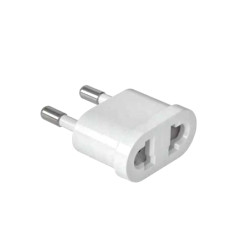 Adaptor Stecher US China Alb EL-0105QA