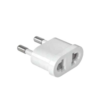 Adaptor Stecher US China Alb EL-0105QA