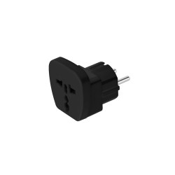 Adaptor Stecher Universal Negru cu CP ITL/EL-0100B