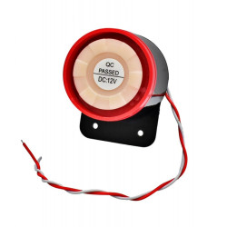Mini sirena 12V 105dB LZQ 1M pentru alarma auto