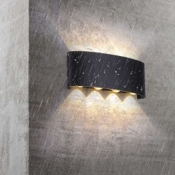 Aplica exterior LED 8W gri IP65 lumina calda 3000K