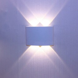 Aplica exterior LED 4W alba IP65 cu lumina calda 3000K