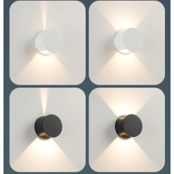Aplica led exterior 10W IP65 alb cald 3000K orientabila