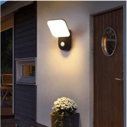 Aplica exterior cu senzor de miscare LED 24W IP65, 3000K
