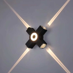 Aplica exterior LED 5W lumina calda 3000K IP65 rotunda