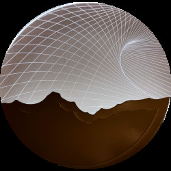 Aplica de perete 5W cu LED 3D spatiu si timp distorsionat