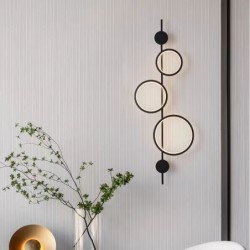 Aplica LED neagra 106CM 76W trei functii 3500 lm