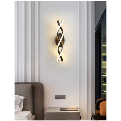 Aplica LED neagra 40w trei functii 2000 lm