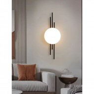 Aplica LED neagra 20w trei functii