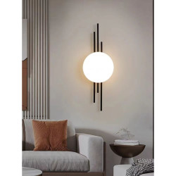 Aplica LED neagra 20w trei functii