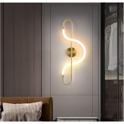 Aplica LED aurie 56 cm 16 w cu trei functii