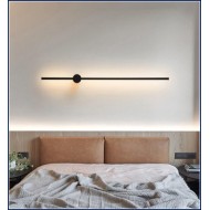 Aplica LED neagra 60 cm 22 w cu 3 tipuri de lumina