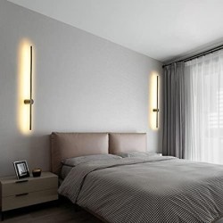 Aplica LED 80 cm gold 26 wati alb cald rece neutru 1300 lm