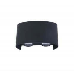 Aplica exterior LED 4W gri IP65 cu lumina calda 3000K