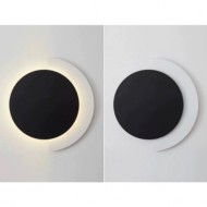 Aplica LED neagra cu trei functii