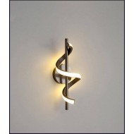 Aplica LED perete 10 wati neagra cu 3 functii de lumina