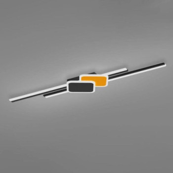 Aplica LED 60 wati neagra cu 3 tipuri de lumina