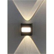 Aplica exterior LED 4W IP65 lumina calda pentru fatade