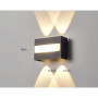 Aplica exterior LED 8W IP65 cu 5 surse lumina calda