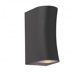 Aplica perete exterior 6W LED IP65 gri lumina alb cald