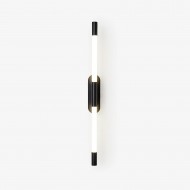 Aplica LED 60 cm 16W neagra trei functii 800 lm