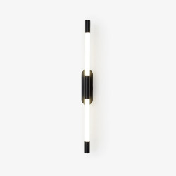 Aplica LED 60 cm 16W neagra trei functii 800 lm