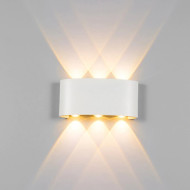 Aplica exterior LED 6W alba IP65 pentru iluminat fatada