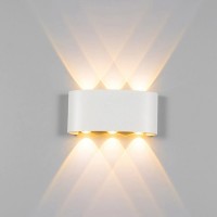 Aplica exterior LED 6W alba IP65 pentru iluminat fatada