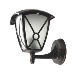 Felinar exterior vintage E27 IP44 aluminiu si sticla mata