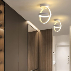 Plafoniera LED alba doua cercuri alb variabil 26 w