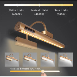 Lampa tablou cu baterii si telecomanda, lumina reglabila