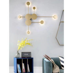 Aplica LED gold lumina calda neutra rece 60w 2000lm