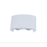 Aplica exterior LED 4W alba IP65 cu lumina calda 3000K