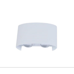 Aplica exterior LED 4W alba IP65 cu lumina calda 3000K
