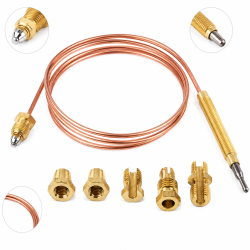 Termocupla aragaz universala 30 cm cu 5 adaptoare, pentru cuptor si centrala termica
