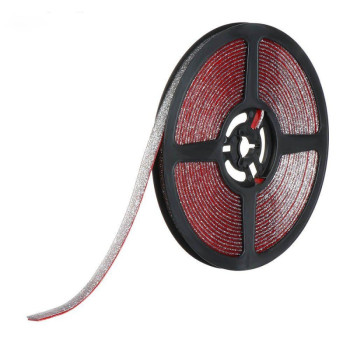 Banda sanitara de etansare argintie 8mm x 6m, silicon, dublu adeziv