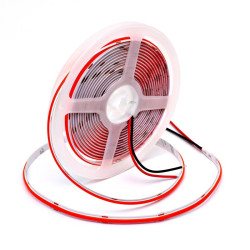 Banda led cob 24v rosie 8mm 11W/m IP20 5m