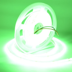 Banda led cob 24v verde 8mm 11W/m IP20 5m