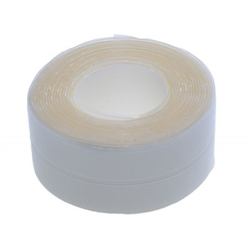 Banda izolatoare sanitara transparenta 3.8cm x 320cm etansare baie bucatarie