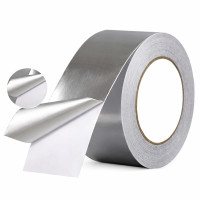 Banda adeziva aluminiu 48mm x 30m, 50 microni, rezistenta UV si apa