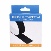 Banda autoadeziva cu arici 2 x 200cm, reutilizabila, fixare si organizare
