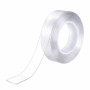 Banda dublu adeziva transparenta reutilizabila 2mm, 4.8cm x 1m
