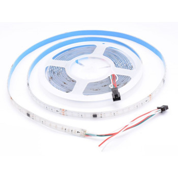 Banda LED digitala 24V albastra WS2811 IC+B, 120 LED/m, IP65, 5m