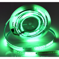 Banda LED digitala 24V verde WS2811 IC+G, 120 LED/m, IP65, 5m